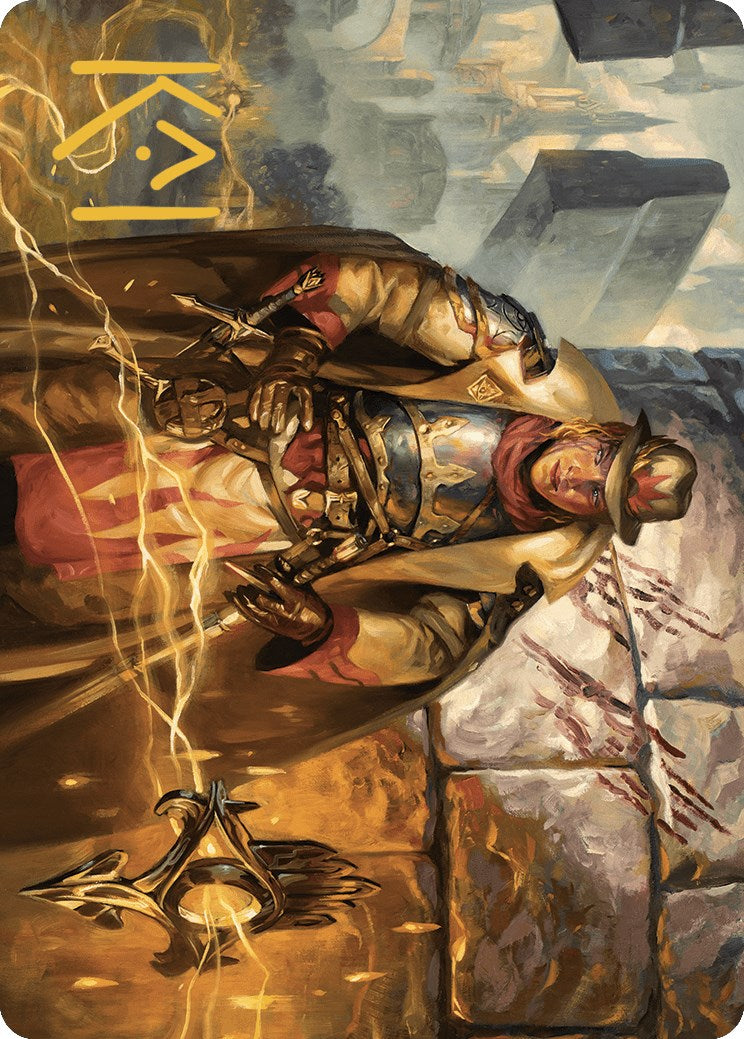 Tenth District Hero Art Card (Gold-Stamped Signature) [Murders at Karlov Manor Art Series] | Good Games Cannington
