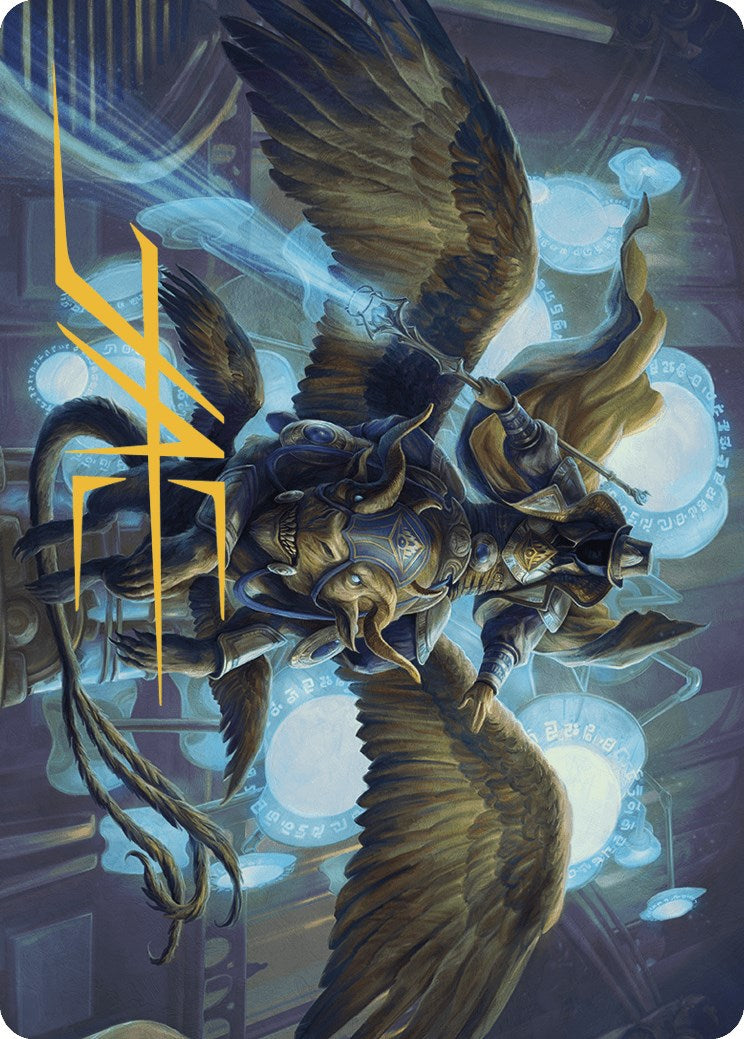 Ezrim, Agency Chief Art Card (Gold-Stamped Signature) [Murders at Karlov Manor Art Series] | Good Games Cannington