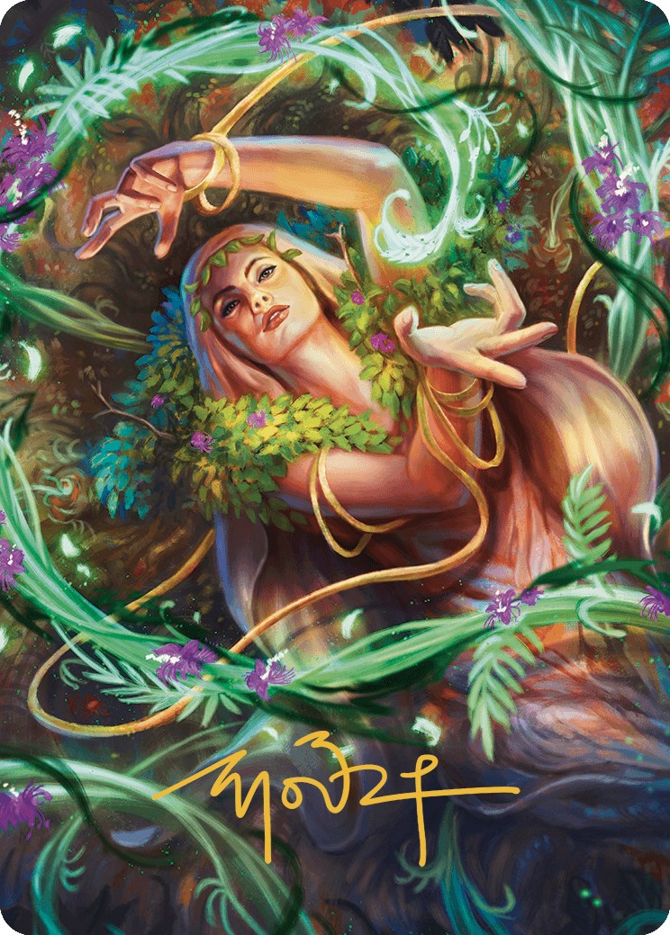Insidious Roots Art Card (Gold-Stamped Signature) [Murders at Karlov Manor Art Series] | Good Games Cannington