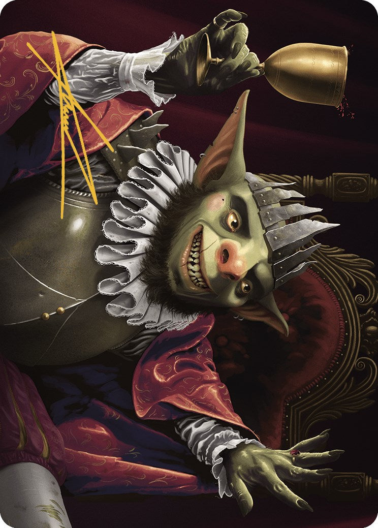 Krenko, Baron of Tin Street Art Card (Gold-Stamped Signature) [Murders at Karlov Manor Art Series] | Good Games Cannington