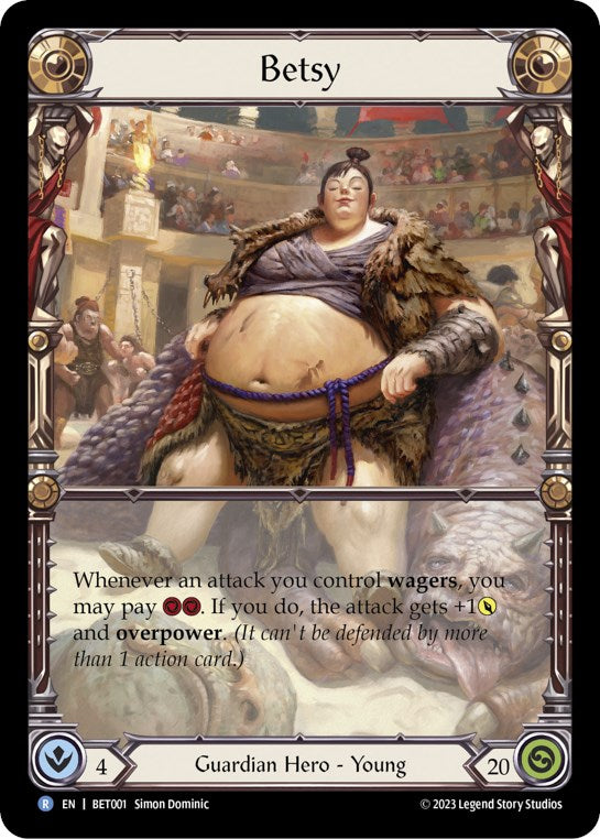 Betsy [BET001] (Heavy Hitters Betsy Blitz Deck)  Rainbow Foil | Good Games Cannington