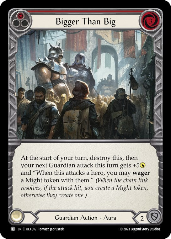 Bigger Than Big (Red) [BET016] (Heavy Hitters Betsy Blitz Deck) | Good Games Cannington