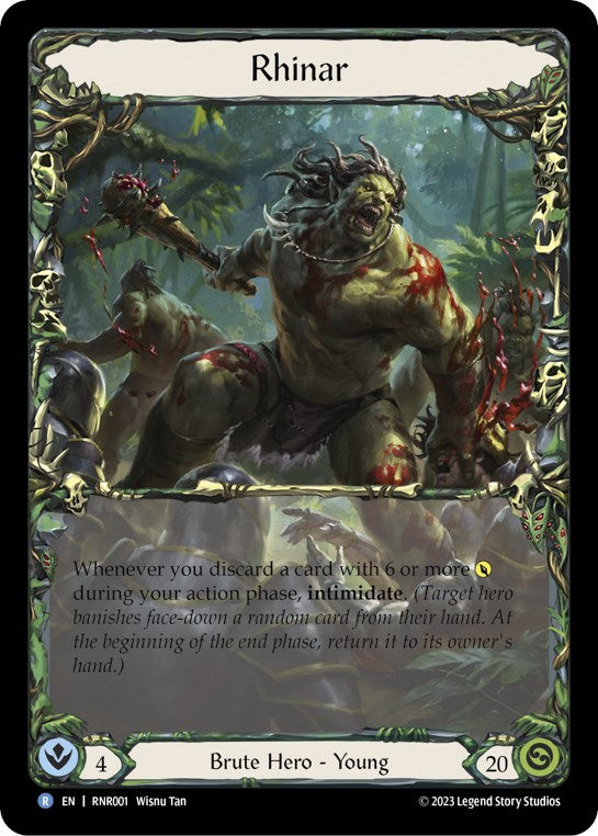 Rhinar [RNR001] (Rhinar Hero Deck)  Rainbow Foil | Good Games Cannington