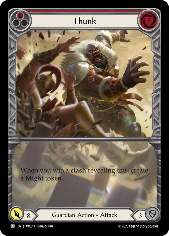 Thunk (Red) [VIC011] (Heavy Hitters Victor Blitz Deck) | Good Games Cannington