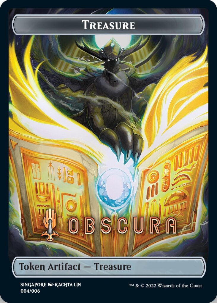 Treasure Token (Obscura) (Southeast Asia Artists) [Streets of New Capenna Tokens] | Good Games Cannington