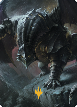 Chardalyn Dragon Art Card (Gold-Stamped Signature) [Commander Legends: Battle for Baldur's Gate Art Series] | Good Games Cannington