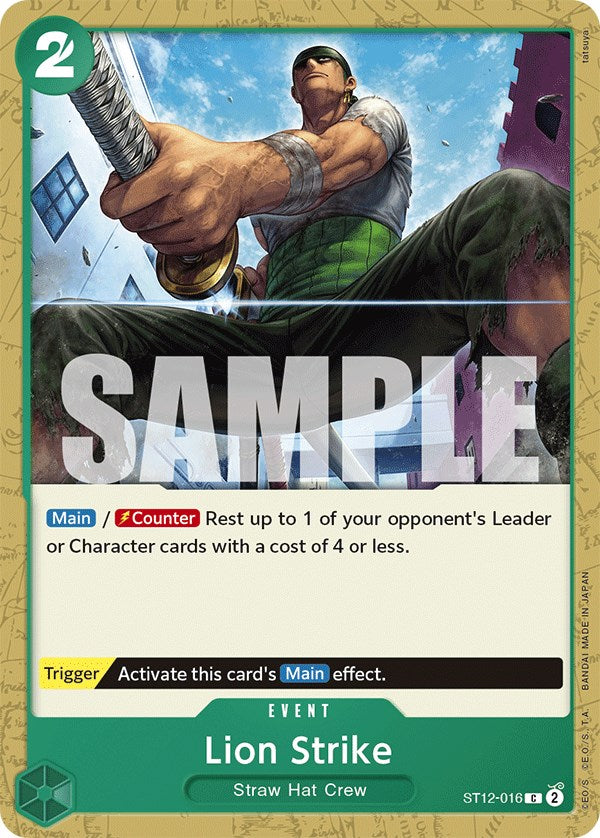 Lion Strike [Starter Deck: Zoro and Sanji] | Good Games Cannington