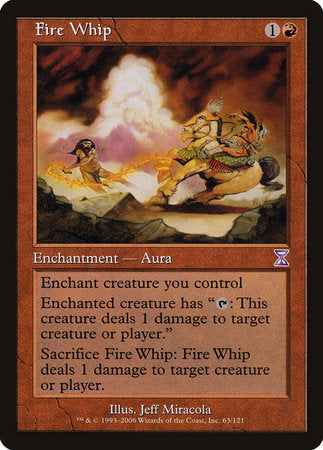 Fire Whip [Time Spiral Timeshifted] | Good Games Cannington