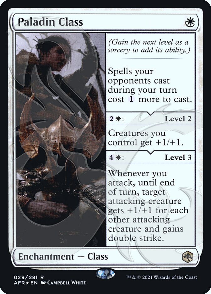 Paladin Class (Ampersand Promo) [Dungeons & Dragons: Adventures in the Forgotten Realms Promos] | Good Games Cannington