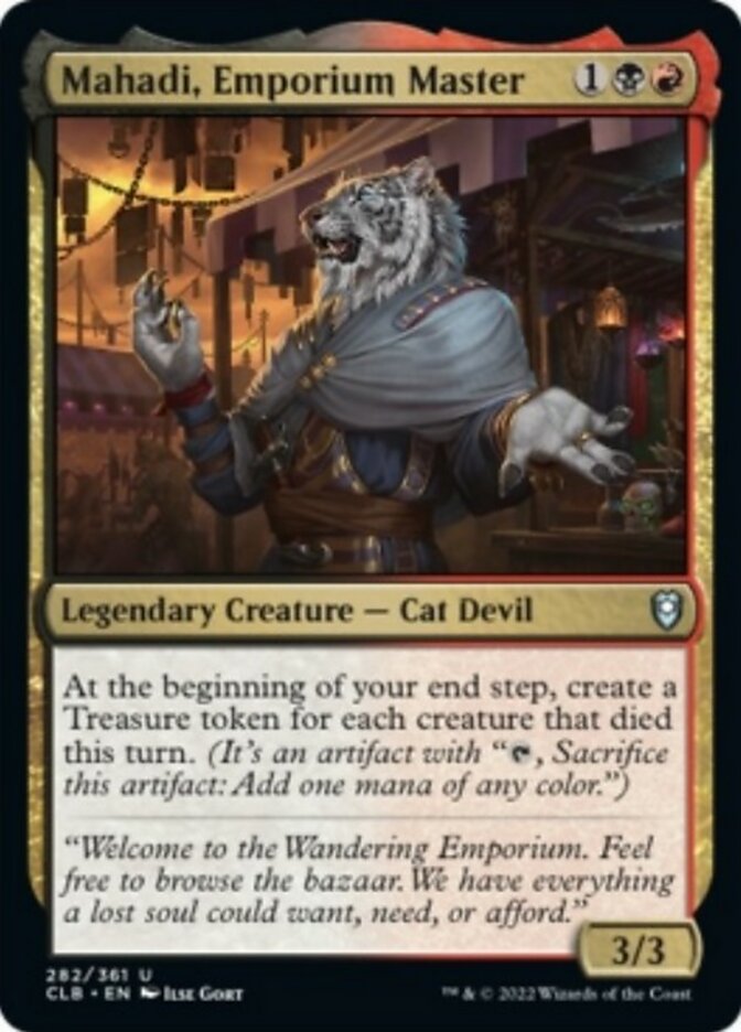 Mahadi, Emporium Master [Commander Legends: Battle for Baldur's Gate] | Good Games Cannington