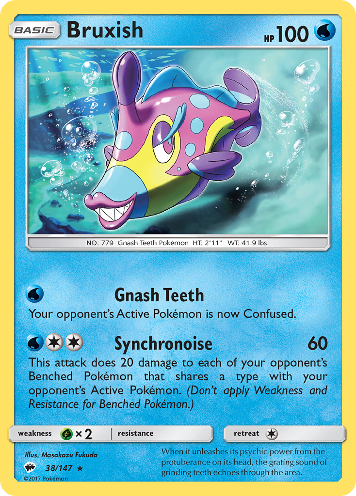 Bruxish (38/147) [Sun & Moon: Burning Shadows] | Good Games Cannington