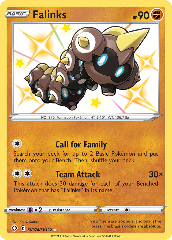 Falinks (SV074/SV122) [Sword & Shield: Shining Fates] | Good Games Cannington