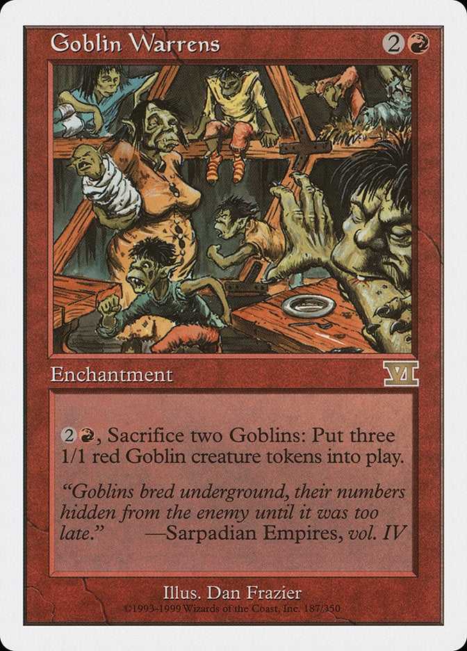 Goblin Warrens [Classic Sixth Edition] | Good Games Cannington