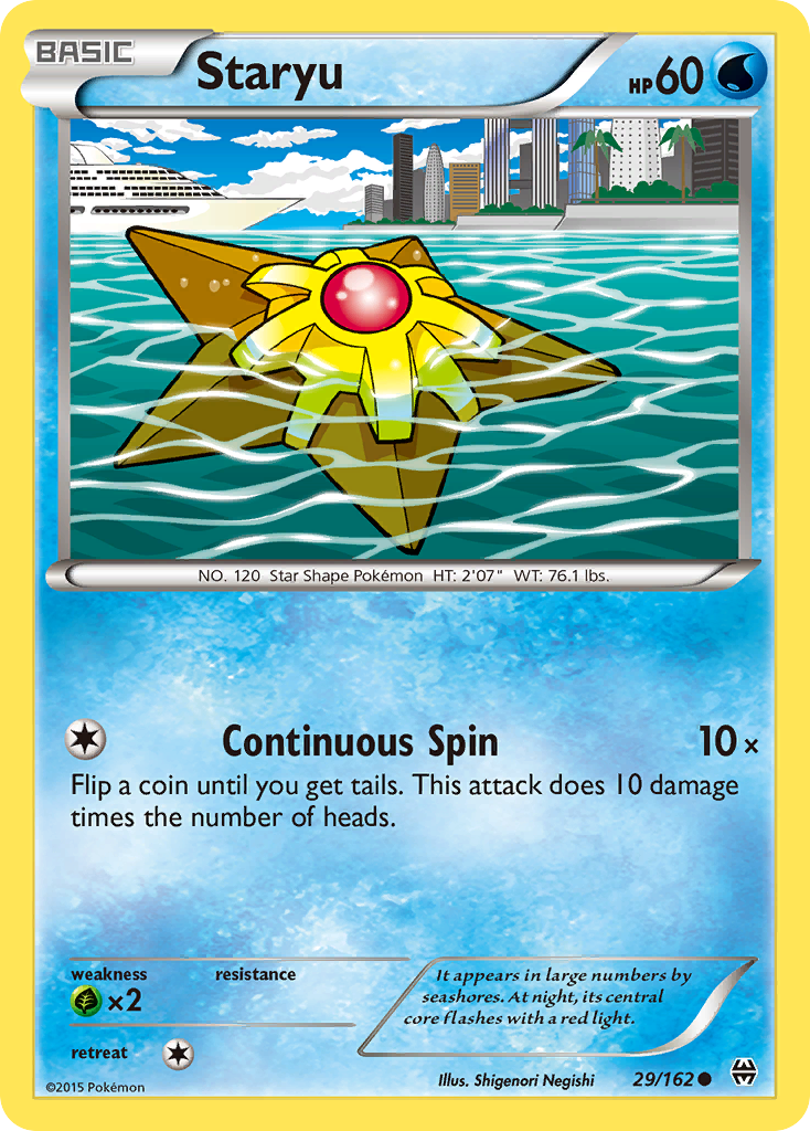 Staryu (29/162) [XY: BREAKthrough] | Good Games Cannington