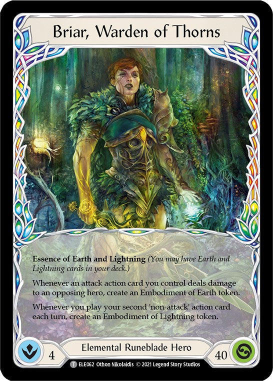 Briar, Warden of Thorns // Briar [ELE062 // ELE063] (Tales of Aria Unlimited) | Good Games Cannington