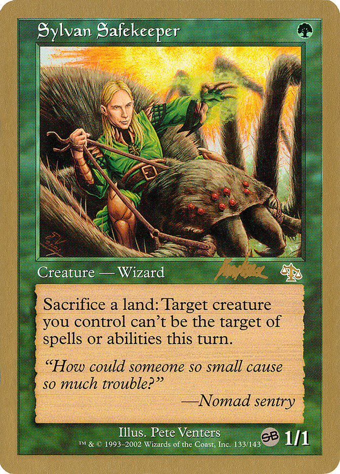 Sylvan Safekeeper (Brian Kibler) (SB) [World Championship Decks 2002] | Good Games Cannington