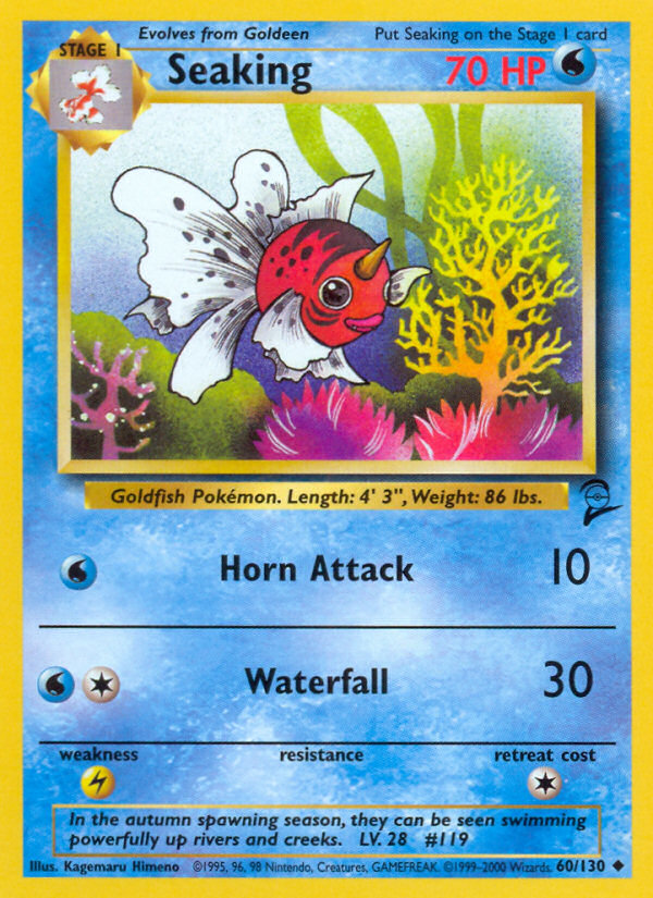 Seaking (60/130) [Base Set 2] | Good Games Cannington