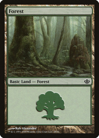 Forest (28) [Duel Decks: Garruk vs. Liliana] | Good Games Cannington