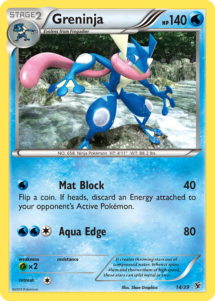 Greninja (14/39) [XY: Kalos Starter Set] | Good Games Cannington
