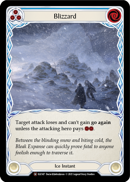 Blizzard [U-ELE147] Unlimited Rainbow Foil | Good Games Cannington