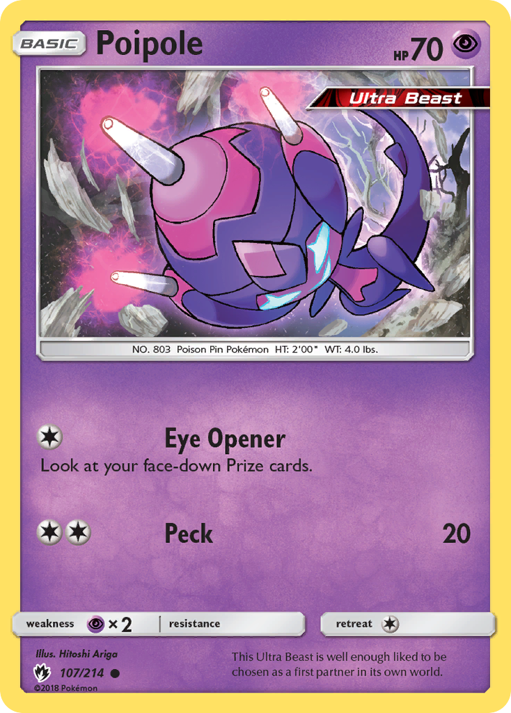 Poipole (107/214) [Sun & Moon: Lost Thunder] | Good Games Cannington
