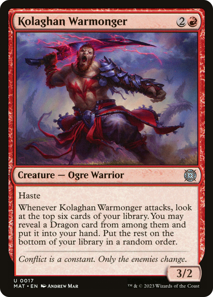 Kolaghan Warmonger [March of the Machine: The Aftermath] | Good Games Cannington