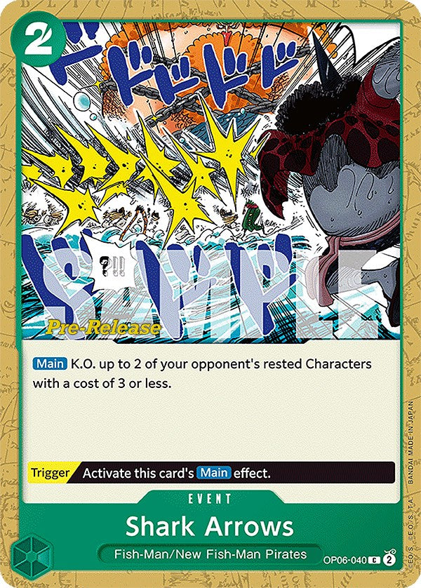 Shark Arrows [Wings of the Captain Pre-Release Cards] | Good Games Cannington