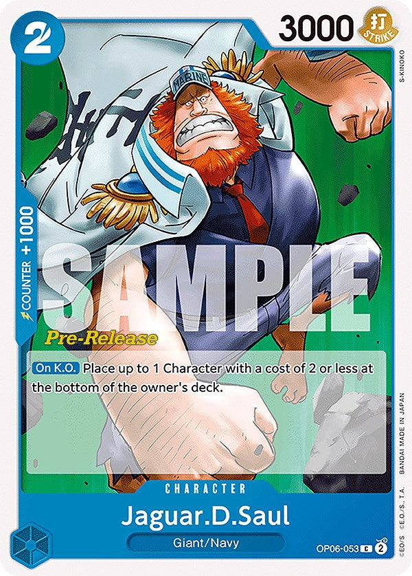Jaguar.D.Saul [Wings of the Captain Pre-Release Cards] | Good Games Cannington