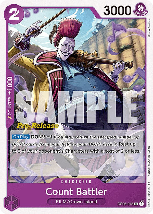 Count Battler [Wings of the Captain Pre-Release Cards] | Good Games Cannington