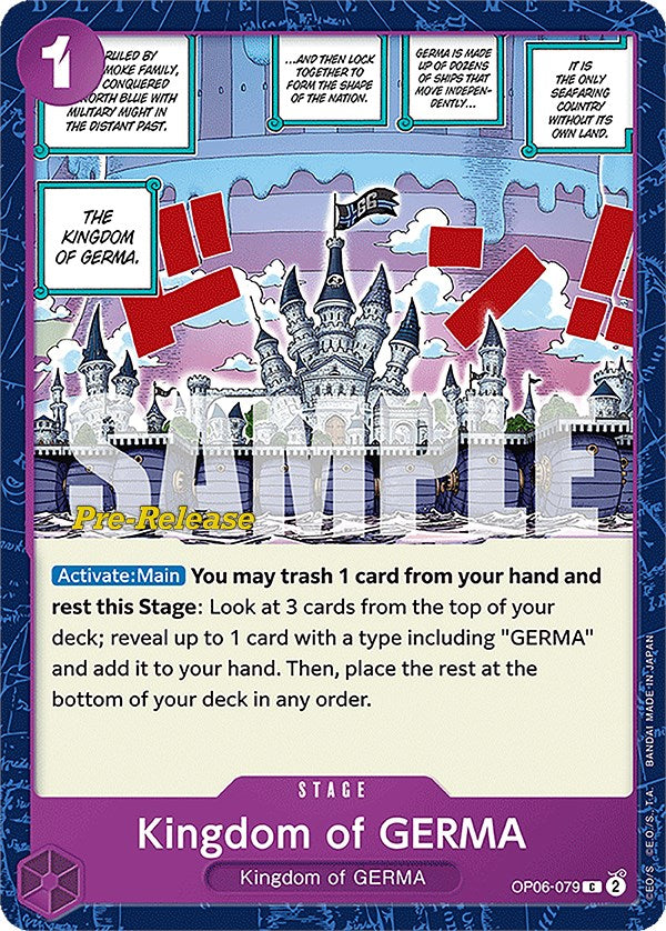 Kingdom of GERMA [Wings of the Captain Pre-Release Cards] | Good Games Cannington