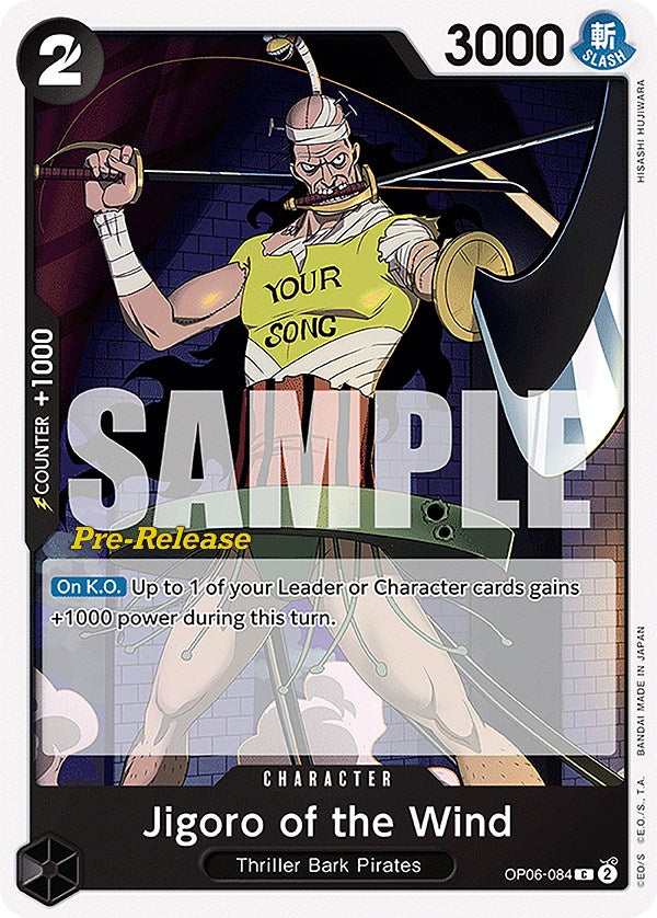 Jigoro of the Wind [Wings of the Captain Pre-Release Cards] | Good Games Cannington