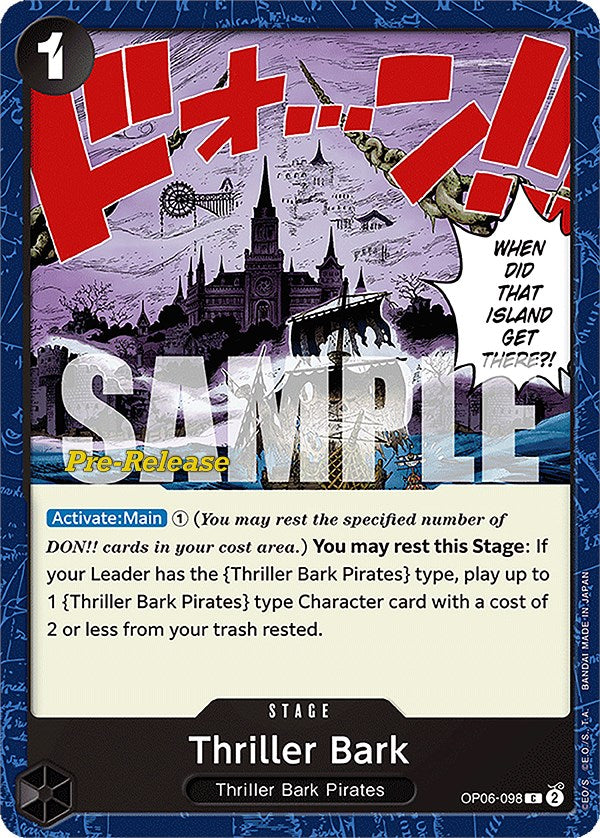 Thriller Bark [Wings of the Captain Pre-Release Cards] | Good Games Cannington