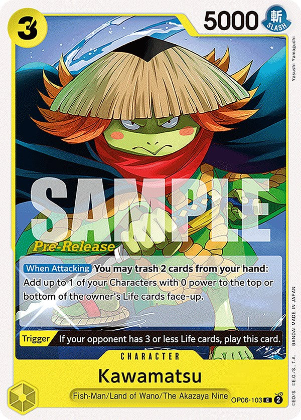Kawamatsu [Wings of the Captain Pre-Release Cards] | Good Games Cannington