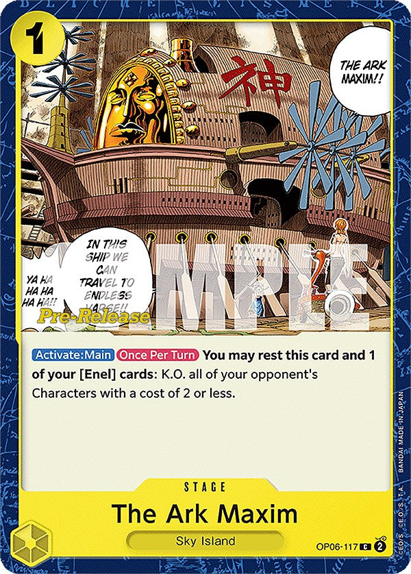 The Ark Maxim [Wings of the Captain Pre-Release Cards] | Good Games Cannington