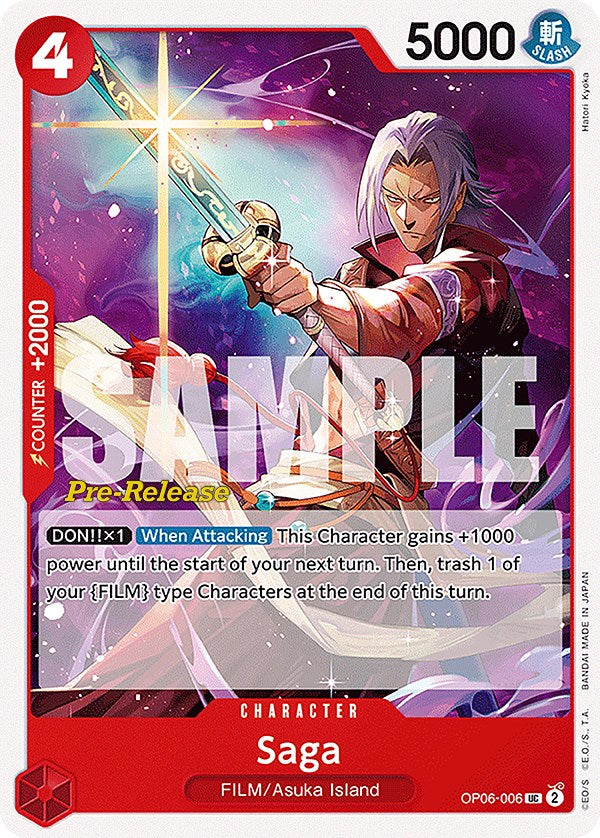 Saga [Wings of the Captain Pre-Release Cards] | Good Games Cannington