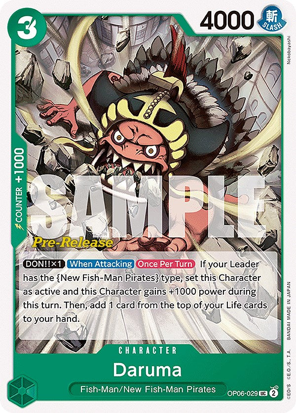 Daruma [Wings of the Captain Pre-Release Cards] | Good Games Cannington