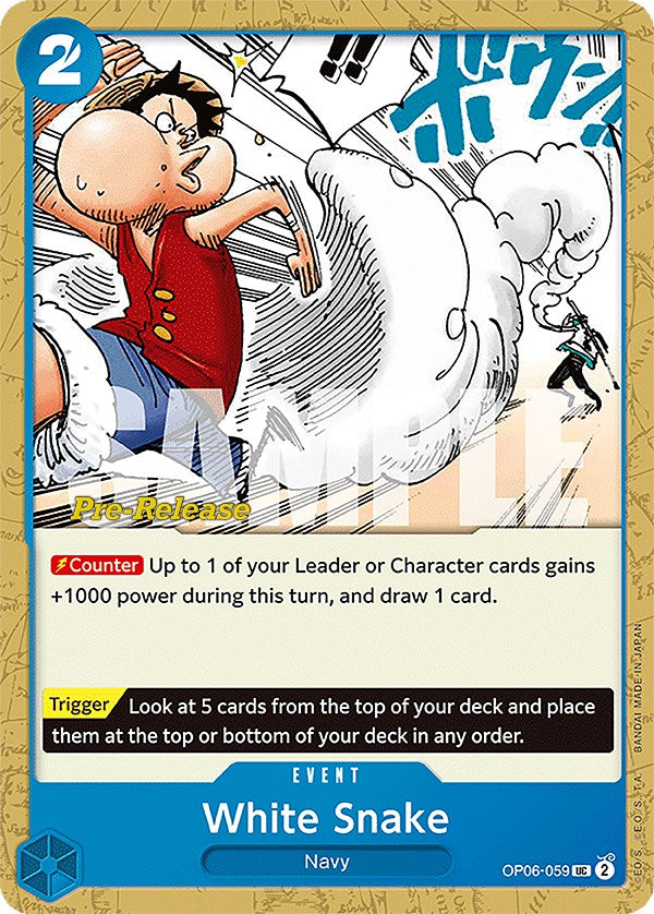 White Snake [Wings of the Captain Pre-Release Cards] | Good Games Cannington