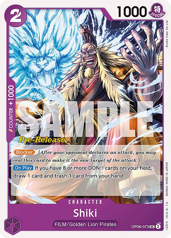 Shiki [Wings of the Captain Pre-Release Cards] | Good Games Cannington