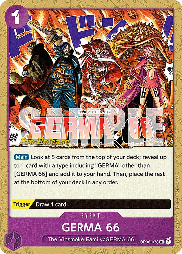 GERMA 66 [Wings of the Captain Pre-Release Cards] | Good Games Cannington