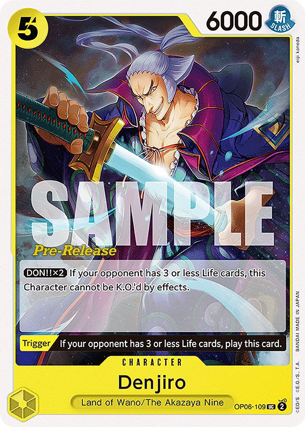 Denjiro [Wings of the Captain Pre-Release Cards] | Good Games Cannington