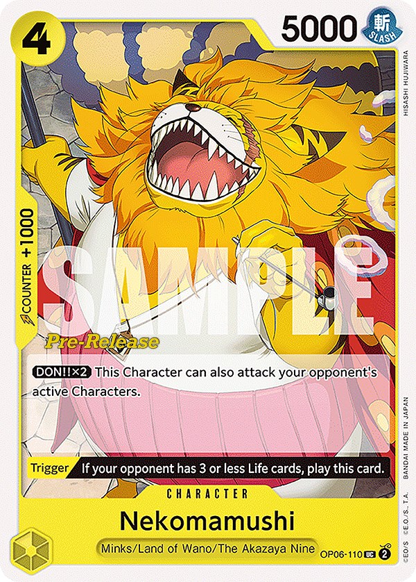 Nekomamushi [Wings of the Captain Pre-Release Cards] | Good Games Cannington