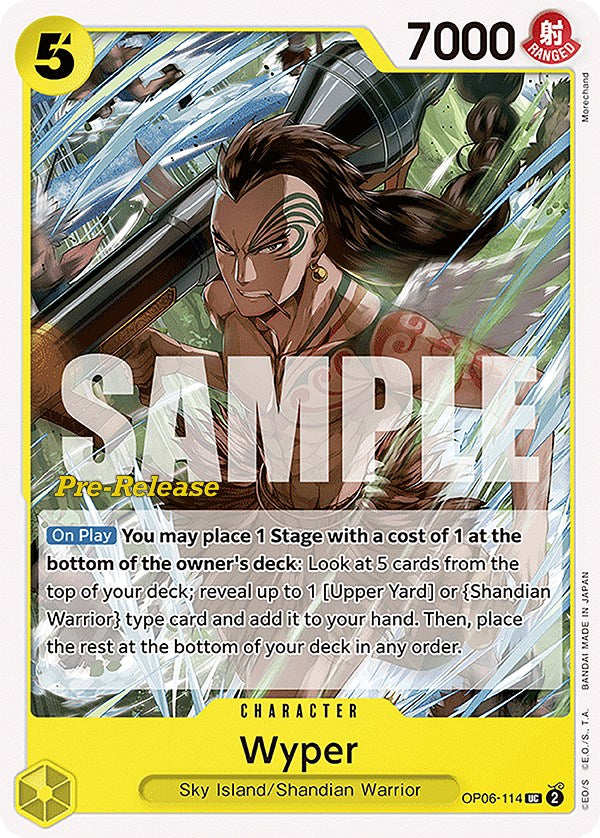 Wyper [Wings of the Captain Pre-Release Cards] | Good Games Cannington