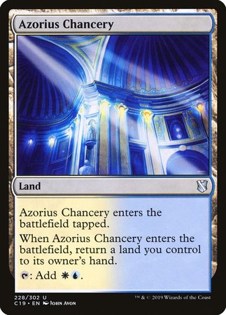 Azorius Chancery [Commander 2019] | Good Games Cannington