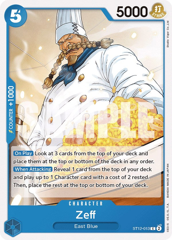 Zeff [Starter Deck: Zoro and Sanji] | Good Games Cannington