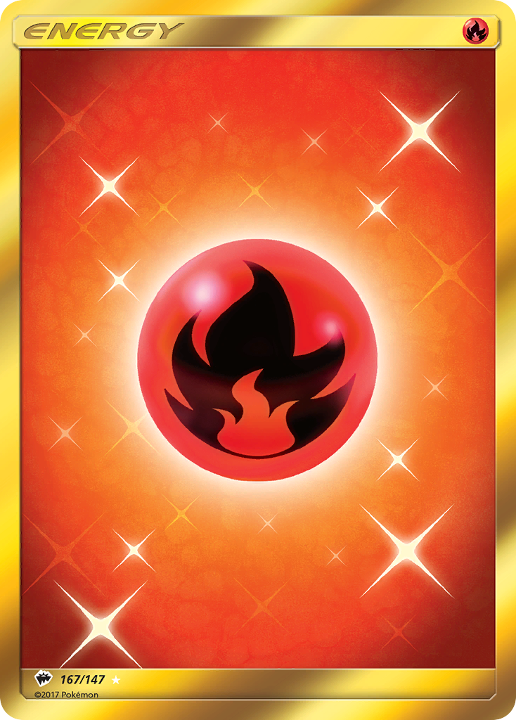 Fire Energy (167/147) [Sun & Moon: Burning Shadows] | Good Games Cannington