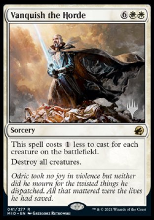 Vanquish the Horde (Promo Pack) [Innistrad: Midnight Hunt Promos] | Good Games Cannington