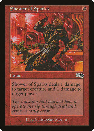 Shower of Sparks [Urza's Saga] | Good Games Cannington
