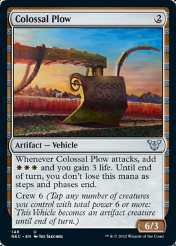 Colossal Plow [Kamigawa: Neon Dynasty Commander] | Good Games Cannington