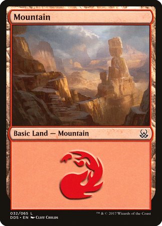 Mountain (32) [Duel Decks: Mind vs. Might] | Good Games Cannington