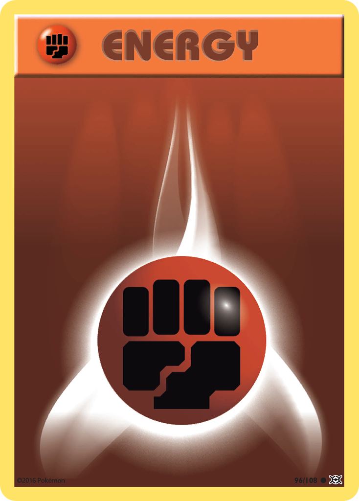 Fighting Energy (96/108) [XY: Evolutions] | Good Games Cannington